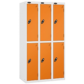 Equinox White Antibacterial Lockers - Hasp & Stapl