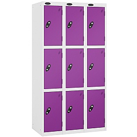 Equinox White Antibacterial Lockers