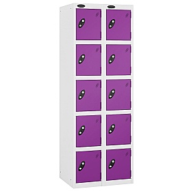 Equinox White Antibacterial Lockers - Hasp & Stapl