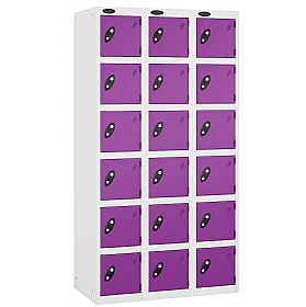 Equinox White Antibacterial Lockers - Hasp & Stapl