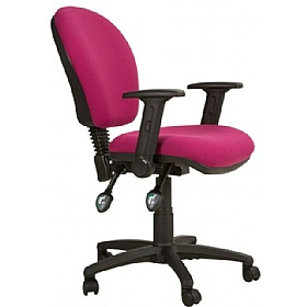 Ascot Medium Back 2-Lever Operator Chairs - Office Chairs