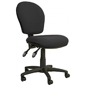 Ascot Medium Back 2-Lever Operator Chairs - Office Chairs
