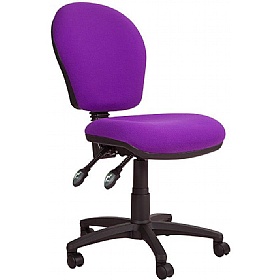 Ascot Medium Back 3-Lever Operator Chairs - Office Chairs