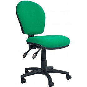 Ascot Medium Back 3-Lever Operator Chairs - Office Chairs
