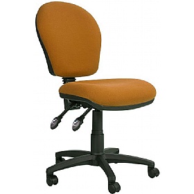 Ascot Medium Back 3-Lever Operator Chairs - Office Chairs
