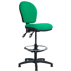 Ascot Medium Back Draughtsman Chairs - Office Chairs