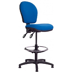 Ascot Medium Back Draughtsman Chairs - Office Chairs