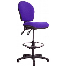 Ascot Medium Back Draughtsman Chairs - Office Chairs