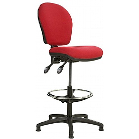 Ascot Medium Back Draughtsman Chairs - Office Chairs