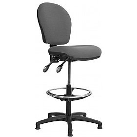 Ascot Medium Back Draughtsman Chairs - Office Chairs