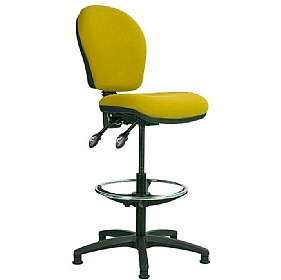 Ascot Medium Back Draughtsman Chairs - Office Chairs