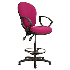 Ascot High Back Draughtsman Chairs - Office Chairs