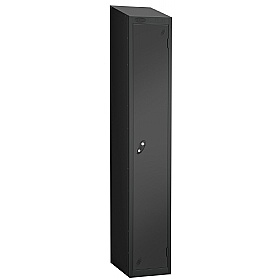Atom Black Antibacterial Sloping Top Lockers