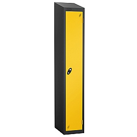 Atom Black Antibacterial Sloping Top Lockers