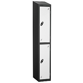 Atom Black Antibacterial Sloping Top Lockers