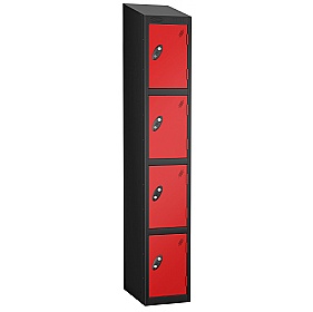 Atom Black Antibacterial Sloping Top Lockers