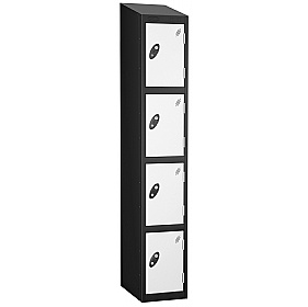 Atom Black Antibacterial Sloping Top Lockers