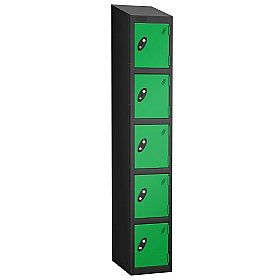 Atom Black Antibacterial Sloping Top Lockers