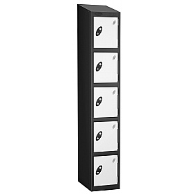 Atom Black Antibacterial Sloping Top Lockers - Has