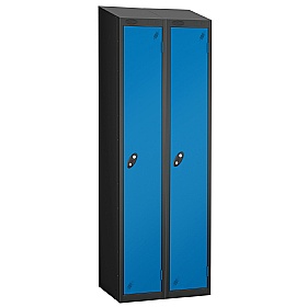 Atom Black Antibacterial Sloping Top Lockers