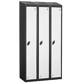 Atom Black Antibacterial Sloping Top Lockers