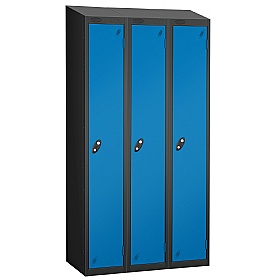 Atom Black Antibacterial Sloping Top Lockers - Has