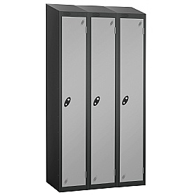 Atom Black Antibacterial Sloping Top Lockers - Has
