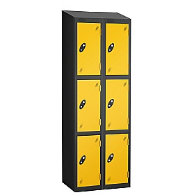 Atom Black Antibacterial Sloping Top Lockers