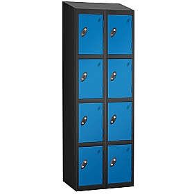 Atom Black Antibacterial Sloping Top Lockers - Has