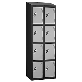 Atom Black Antibacterial Sloping Top Lockers - Has