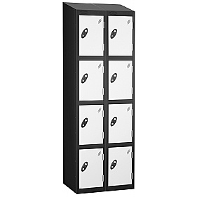 Atom Black Antibacterial Sloping Top Lockers - Has