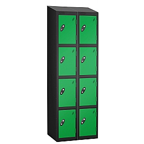 Atom Black Antibacterial Sloping Top Lockers