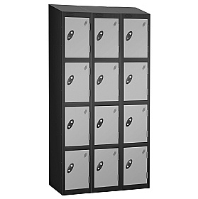 Atom Black Antibacterial Sloping Top Lockers