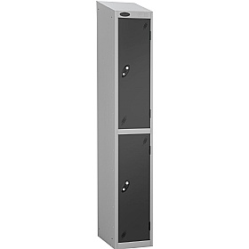 Atom Silver Antibacterial Sloping Top Lockers
