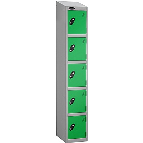 Atom Silver Antibacterial Sloping Top Lockers