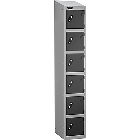 Atom Silver Antibacterial Sloping Top Lockers