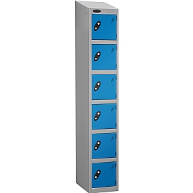Atom Silver Antibacterial Sloping Top Lockers