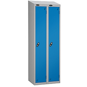 Atom Silver Antibacterial Sloping Top Lockers