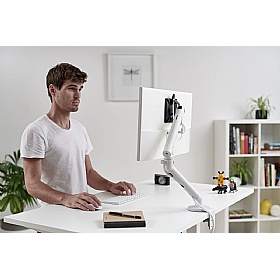 Flo Single Screen Dynamic Monitor Arm - Office Accessories