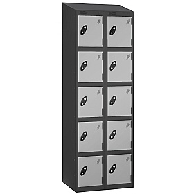 Atom Black Antibacterial Sloping Top Lockers