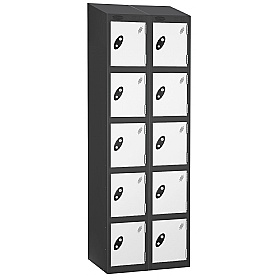 Atom Black Antibacterial Sloping Top Lockers