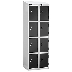 Atom White Antibacterial Sloping Top Lockers