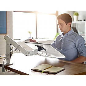 Ollin Single Screen Dynamic Monitor Arm - Office Accessories