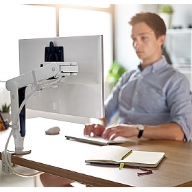 Ollin Single Screen Dynamic Monitor Arm - Office Accessories