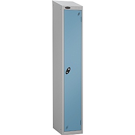 Equinox Silver Antibacterial Sloping Top Lockers