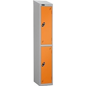 Equinox Silver Antibacterial Sloping Top Lockers
