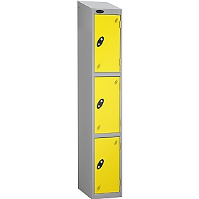 Equinox Silver Antibacterial Sloping Top Lockers