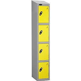Equinox Silver Antibacterial Sloping Top Lockers