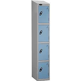 Equinox Silver Antibacterial Sloping Top Lockers