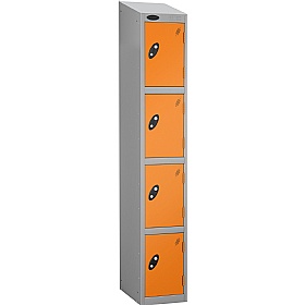 Equinox Silver Antibacterial Sloping Top Lockers